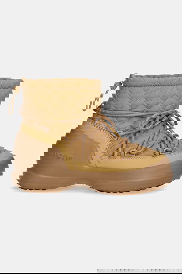 Tennarit ja kengät Moon Boot Snow Boots MEZZALUNA QUILTED MID WP Beige | 80D2500020.L003, 1