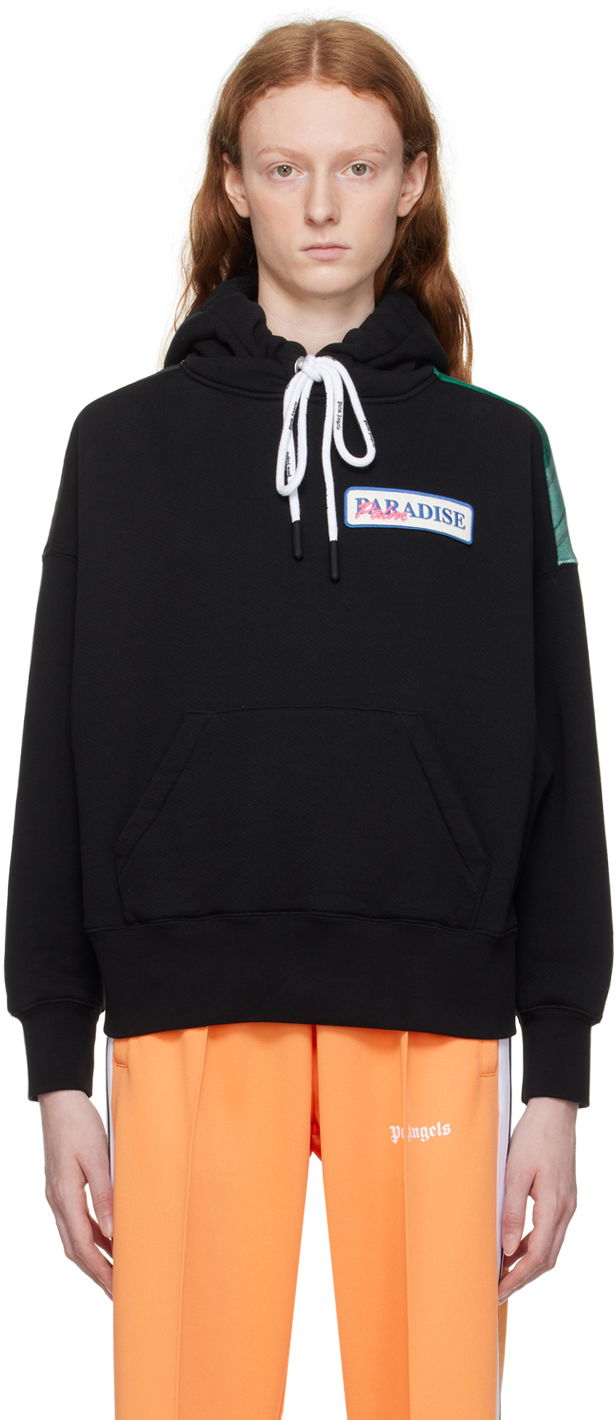 Huppari Palm Angels Classic Logo Patch Hoodie Musta | PWBB023S23FLE0011084