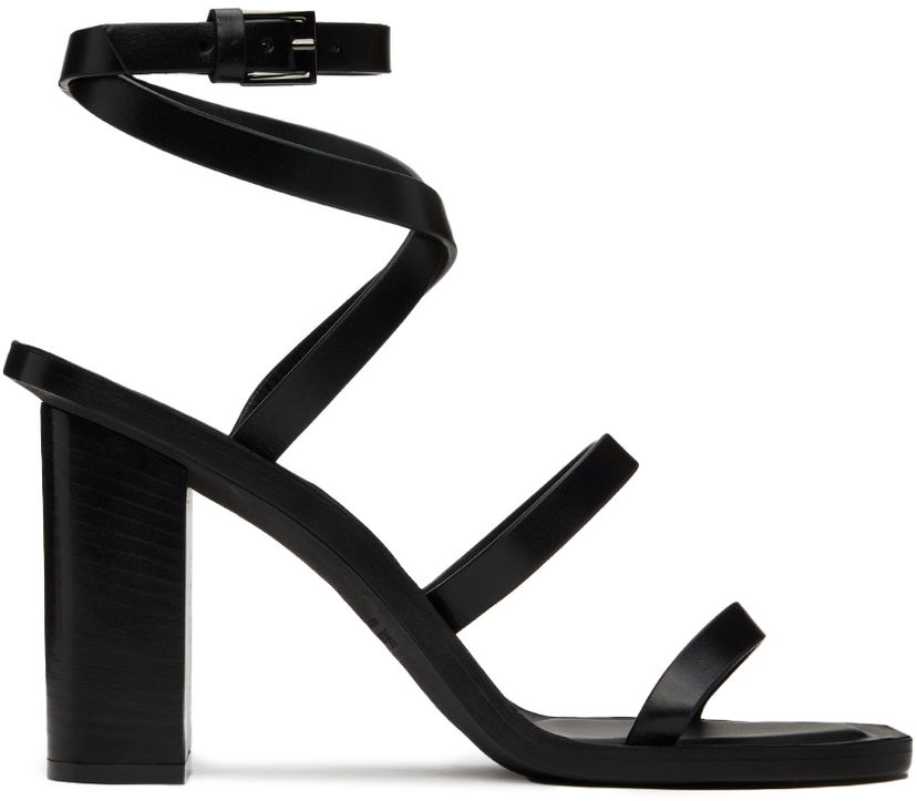 Tennarit ja kengät Max Mara Juttal Heeled Sandals Musta | 2414521092600