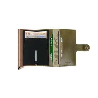 Lompakko Secrid Floral Embroidered Mini Cardholder Wallet Vihreä | MSt-Olive, 1