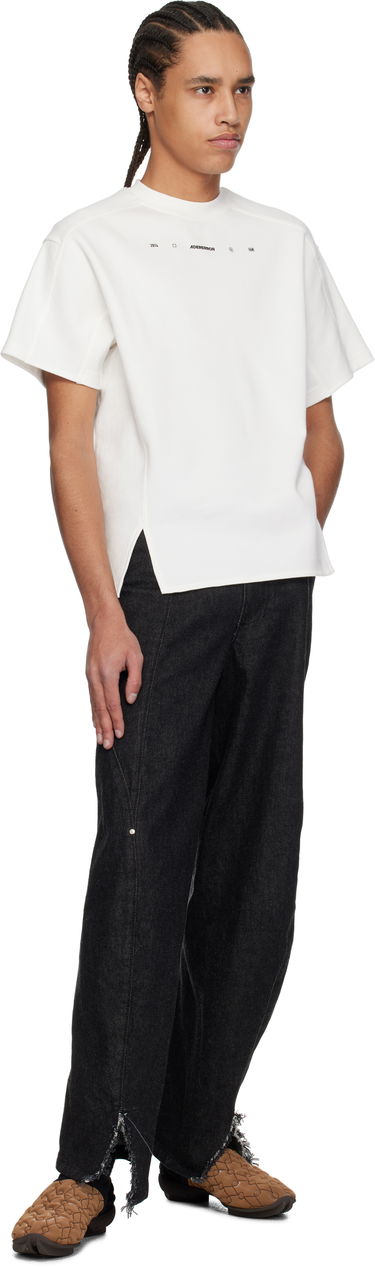T-paita ADER ERROR ADER error 0103 Split Hem T-Shirt Valkoinen | BO01SSTS0103OW, 3