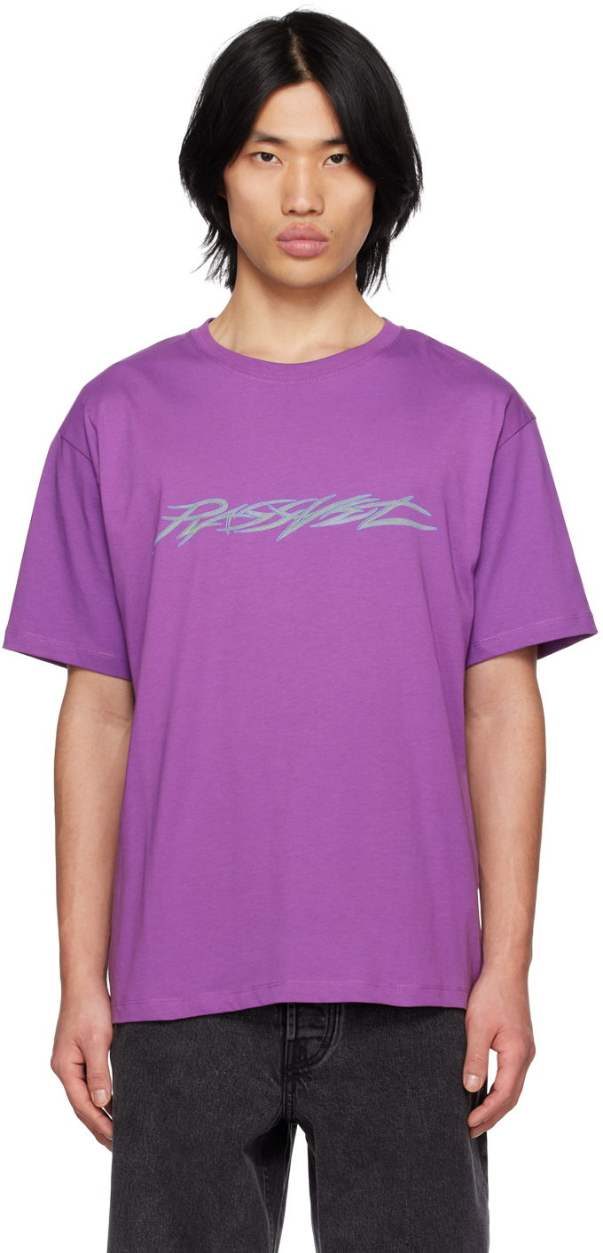 T-paita PACCBET Rassvet Purple Printed T-Shirt Violetti | PACC12T101