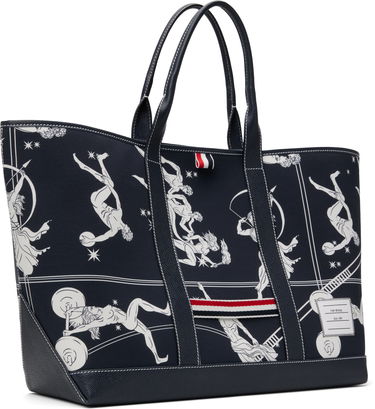 Kangaskassi Thom Browne Thom Browne Olympic Constellation Medium Tool Tote Tummansininen | MAG389A-F0891, 1