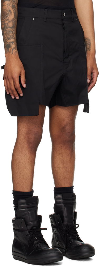 Shortsit Rick Owens Rick Owens Stefan Cargo Shorts Musta | RU02E1382 TE, 1