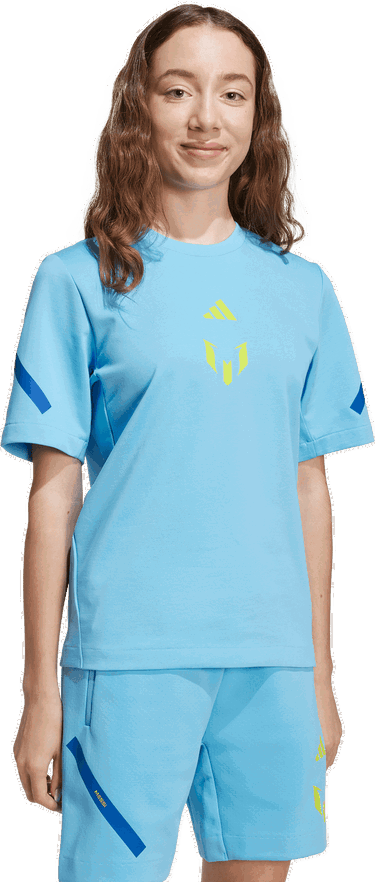 T-paita adidas Performance MESSI ZNE T-Shirt Sininen | KB2123, 4