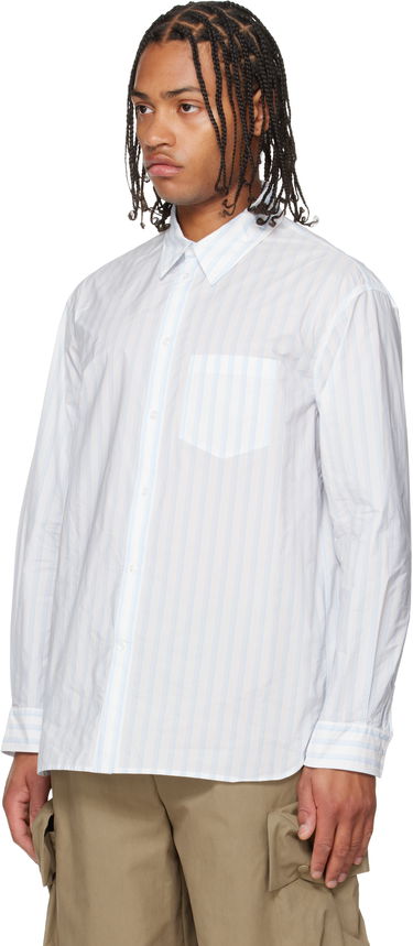 Paita Simone Rocha Simone Rocha Easy Striped Shirt Valkoinen | 5394D 1222, 3