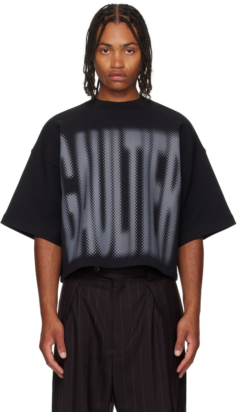 T-paita Jean Paul Gaultier Jean Paul Gaultier 'The Gaultier' Boxy T-Shirt Musta | 25/03-W-TO298-J004-0004