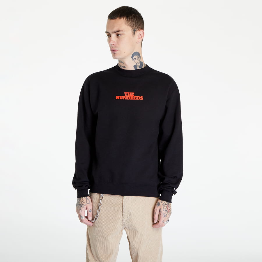 Huppari THE HUNDREDS Bright Ideas Crewneck Sweatshirt Musta | T22F202038 BLK, 0