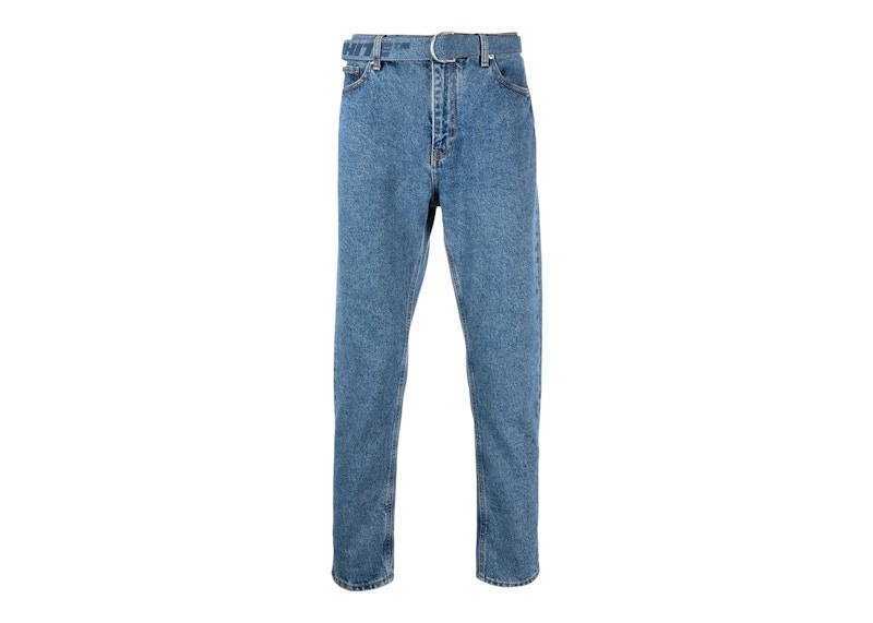 Jeans Off-White Belted Denim Jeans Sininen | OMYA142C99DEN0024949
