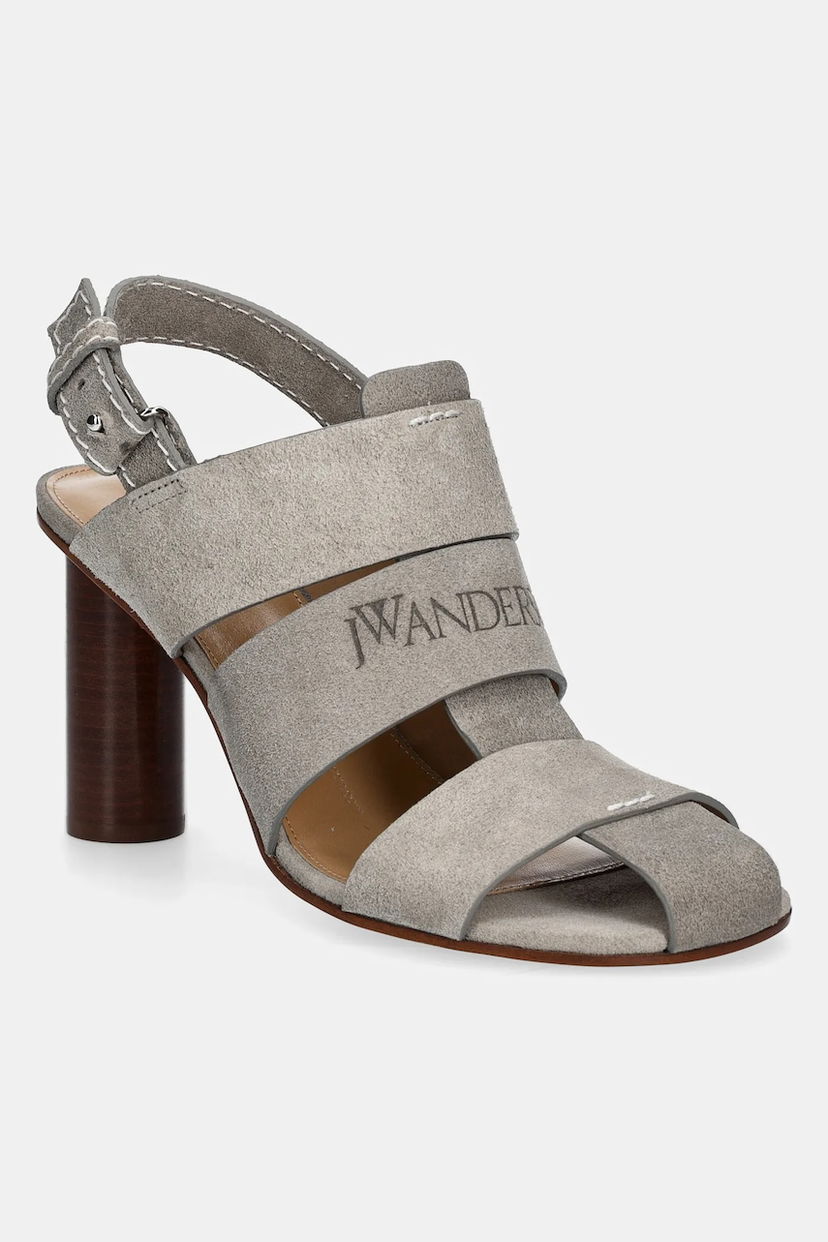 Tennarit ja kengät JW Anderson JW Anderson Suede Heeled Sandals Harmaa | SN0097.LA0359.929