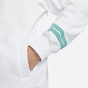 Bomber-takki Nike Fleece Varsity Jacket Valkoinen | FD0479-100, 3