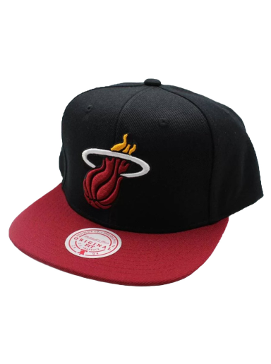Korkki Mitchell & Ness NBA Team 2 Tone 2.0 Snapback Miami Heat Musta | HHSS3264-MHEYYPPPBKRD