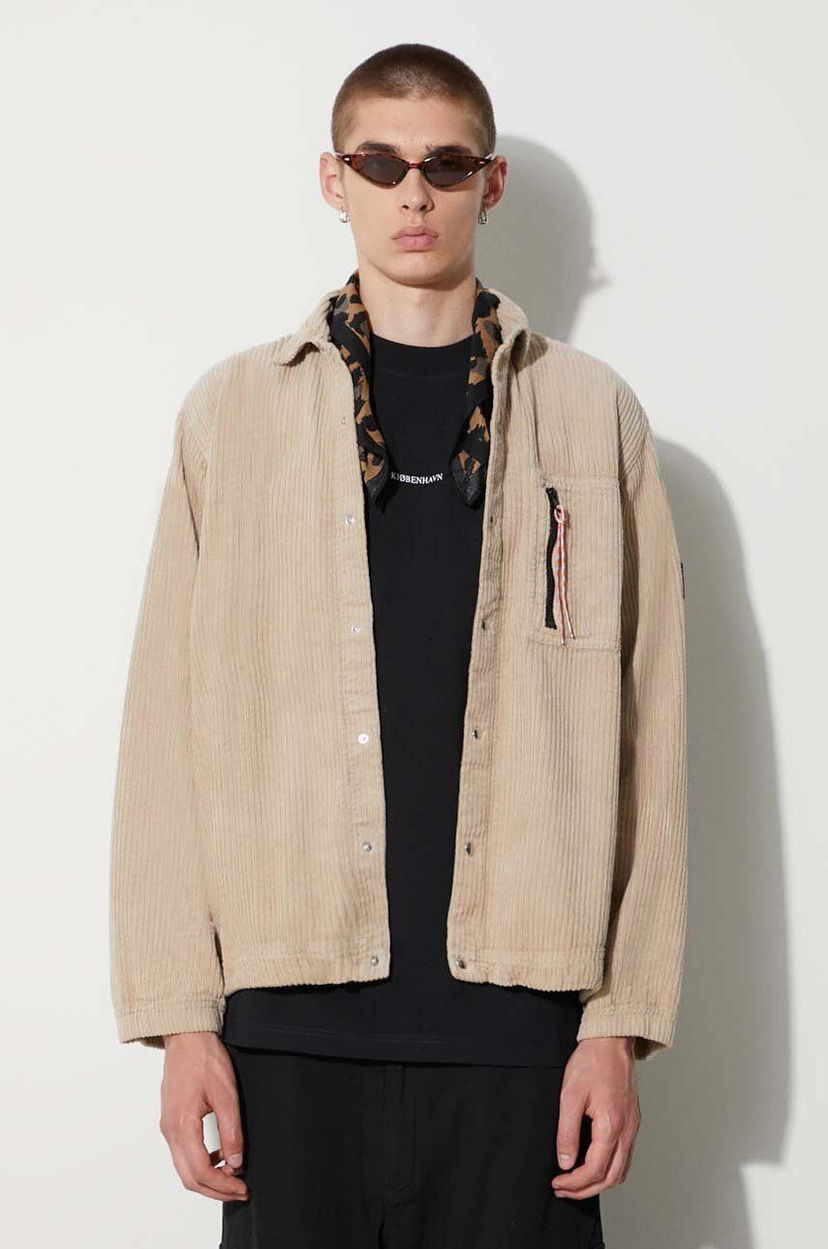 Paita Aries Corduroy Overshirt Beige | FUAR40600