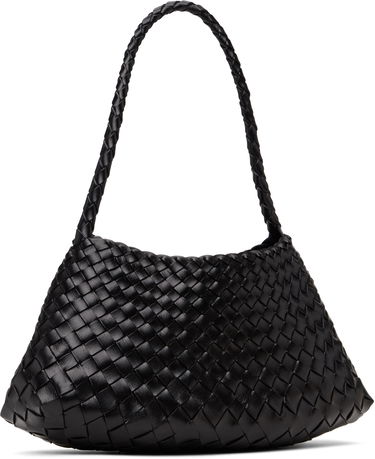 Käsilaukku Dragon Diffusion Dragon Diffusion Rosanna Woven Leather Shoulder Bag Musta | 8943, 2