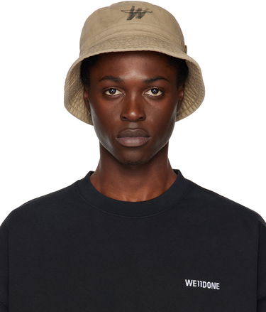 Korkki We11done We11done WD One Logo Bucket Hat Beige | WD-AH3-22-404-U-BG, 0