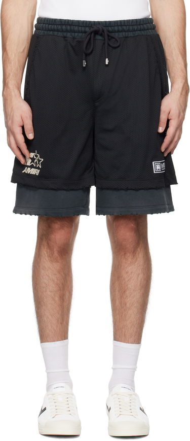 Shortsit AMIRI Amiri Mesh Basketball Shorts Musta | AMJYSH1036, 0