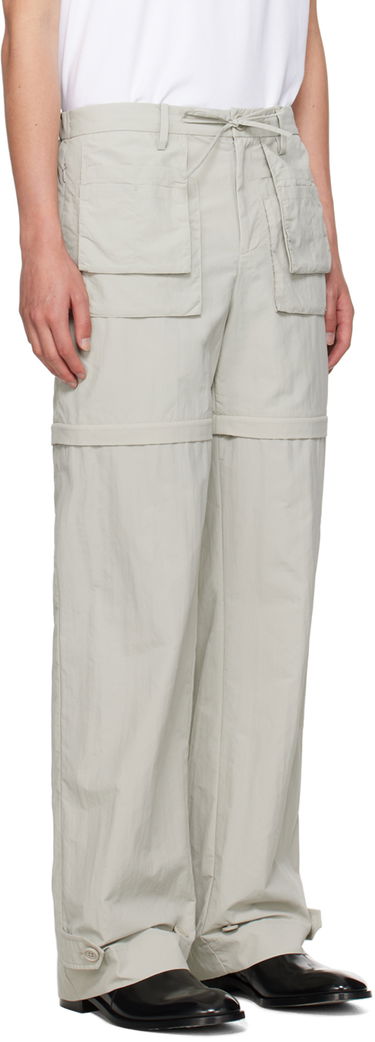 Housut Helmut Lang Helmut Lang Convertible Utility Trousers Vihreä | O05HM201, 4