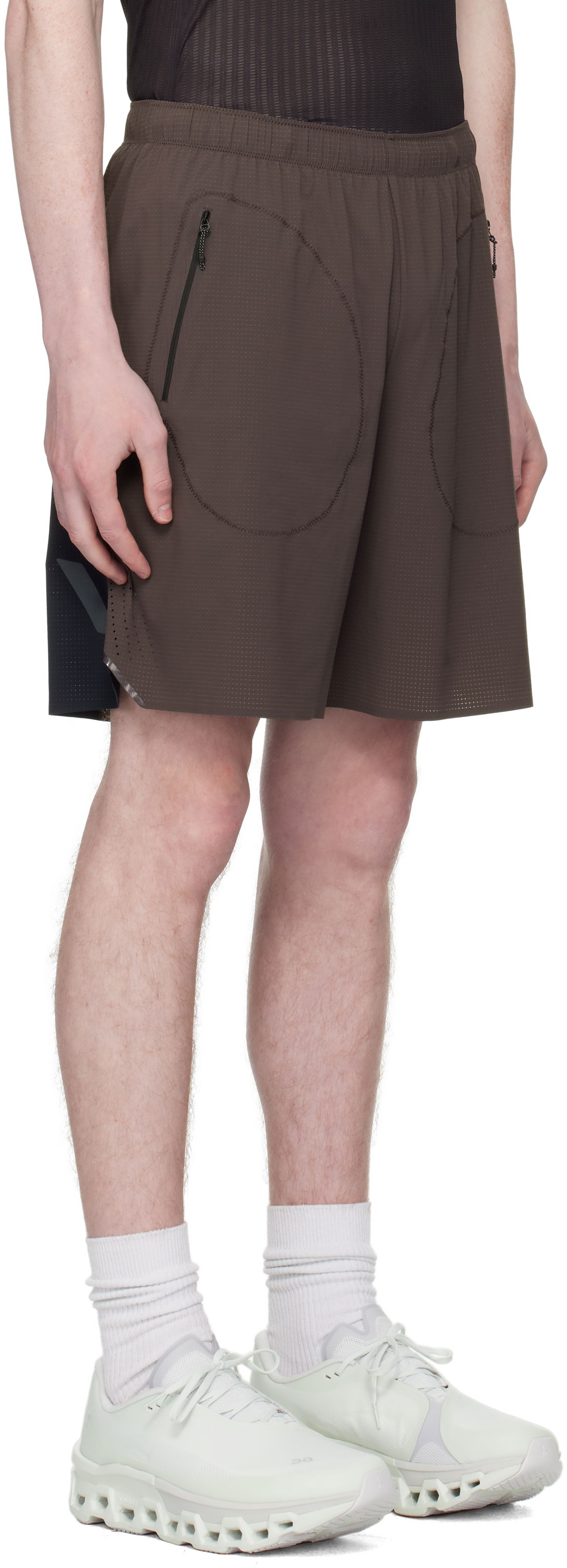 Shortsit Soar Running Soar Long Summer Running Shorts Ruskea | SS25-SS19M-GRE/BLK, 1