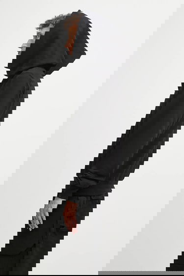 Huppari Rick Owens Rick Owens DRKSHDW Mountain Hoodie Musta | DU02E7286.RIG, 1