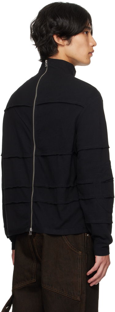 Villapaita Eckhaus Latta Eckhaus Latta Striated Turtleneck Musta | 1413-EL-PF25-N, 2