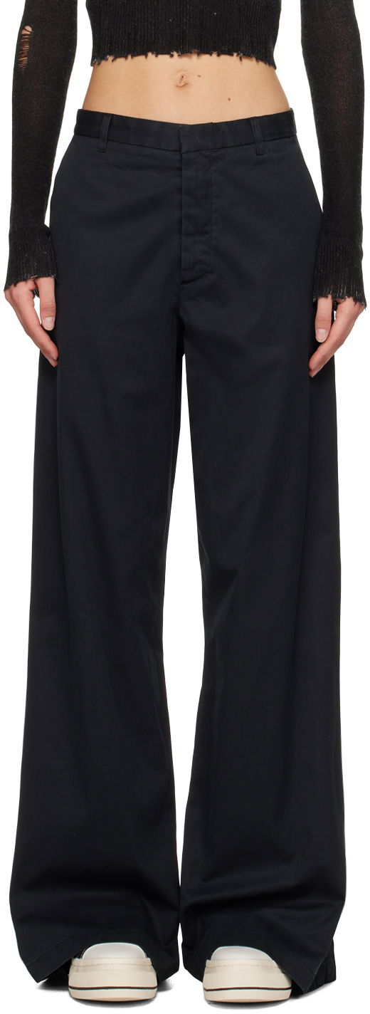 Housut R13 R13 Trench Trousers Musta | R13WR245-R319B