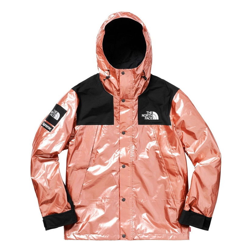 Tuulitakki Supreme Supreme x The North Face Metallic Mountain Parka Vaaleanpunainen | SUP-SS18-603