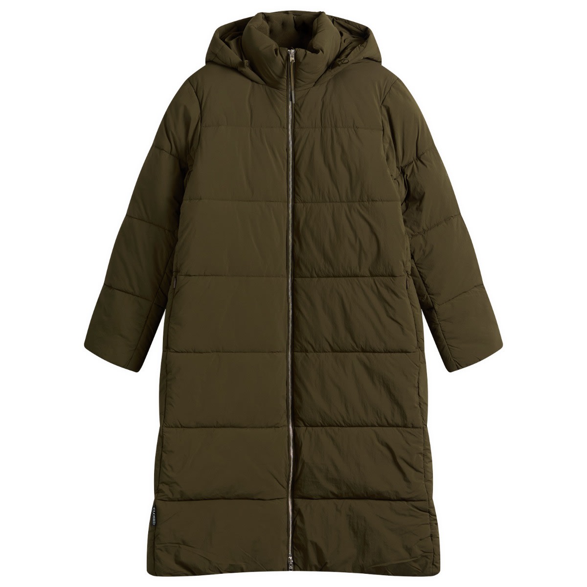 Puffer takki CLOSED Longline Puffer Coat Vihreä | C97378-69F-22-694, 0