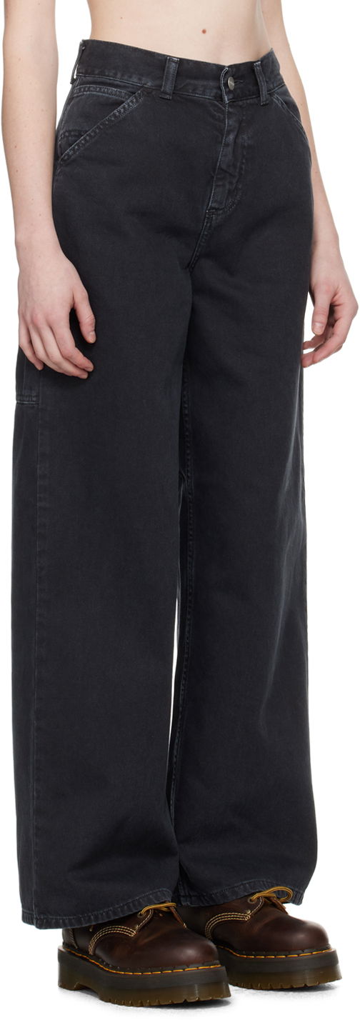 Jeans Carhartt WIP Work In Progress Jens Trousers Musta | I033142 894J, 1