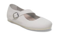 Tracy Nubuk Leather Regular Fit Mary Jane Buckle Flat
