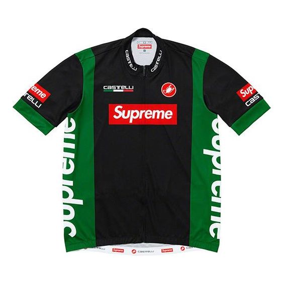 Jersey Supreme Cycling Jersey Short Sleeve Musta | SUP-SS19-10393