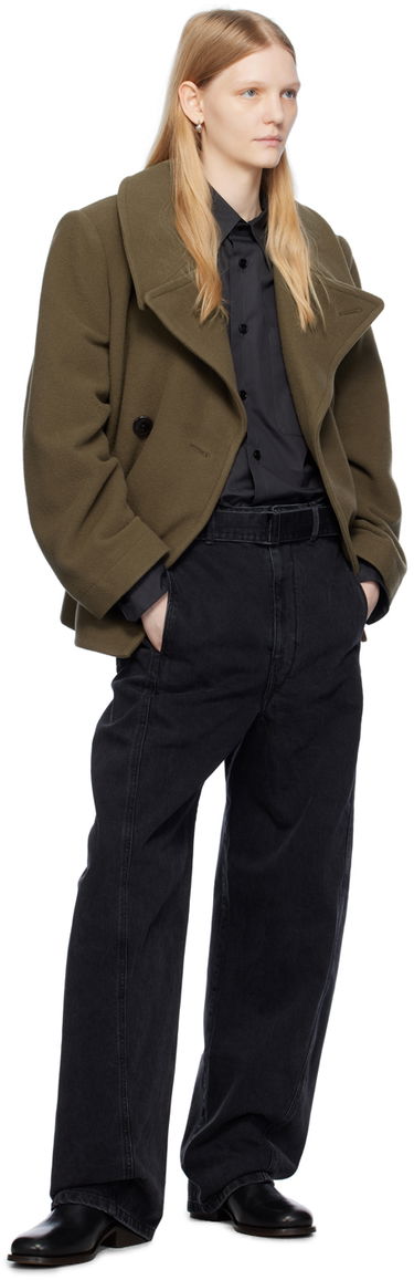 Takit LEMAIRE Lemaire Boxy Jacket Vihreä | CO1033 LF1164, 3