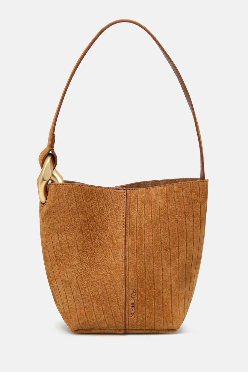 Käsilaukku JW Anderson JW Anderson The Jwa Corner Small Bucket Bag Ruskea | HB0740.LA0375