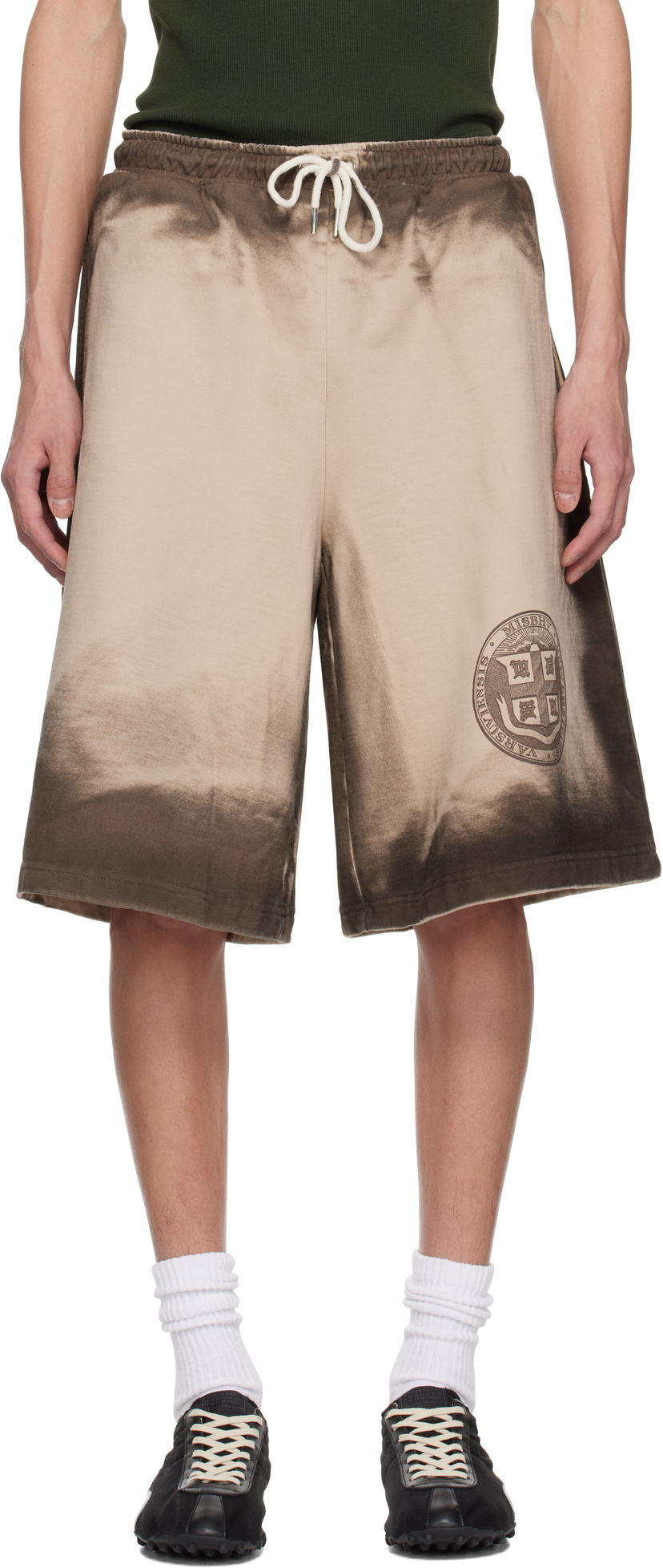 Shortsit MISBHV MISBHV Oversize Mud Shorts Beige | 250M354