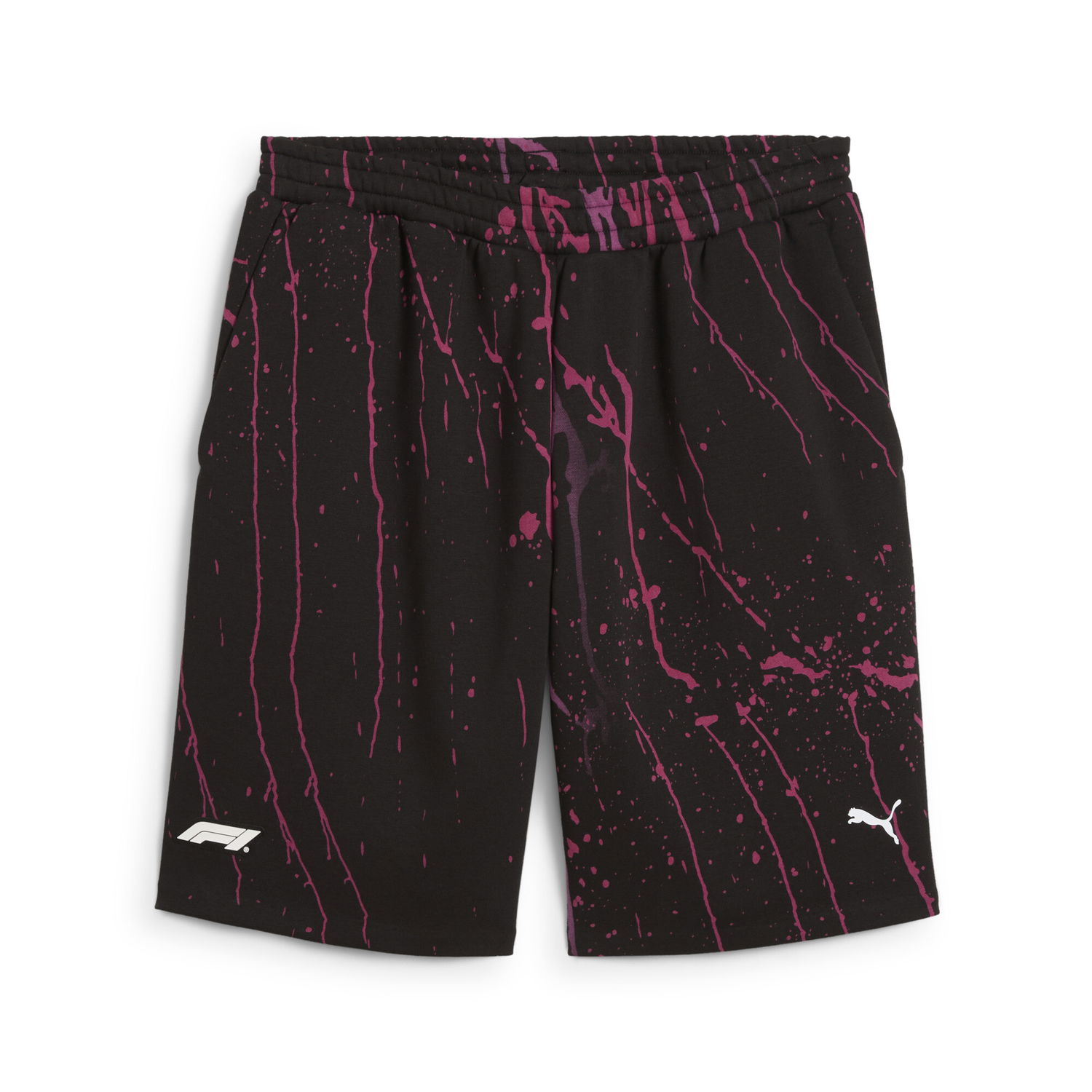 Shortsit Puma F1 Color Splash Sweatshorts Musta | 630171_01, 0