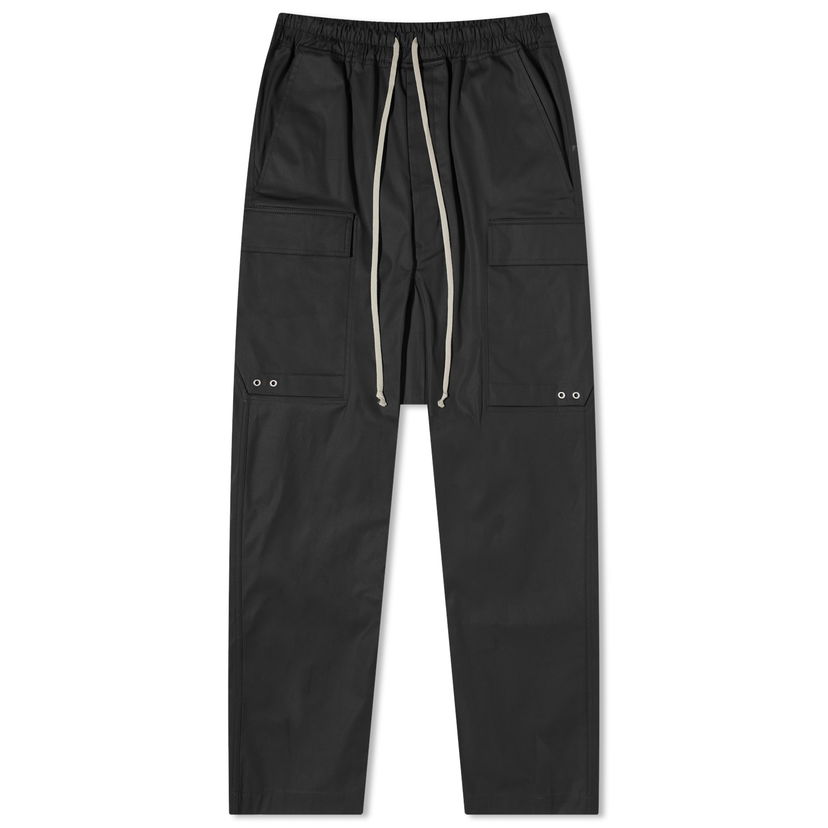 Cargo housut Rick Owens Long Cargo Pants Musta | RU02C7379-TE-09
