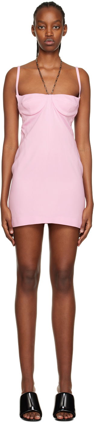 Mekko The Attico Attico Coco Mini Dress Vaaleanpunainen | 231WCA191 V058