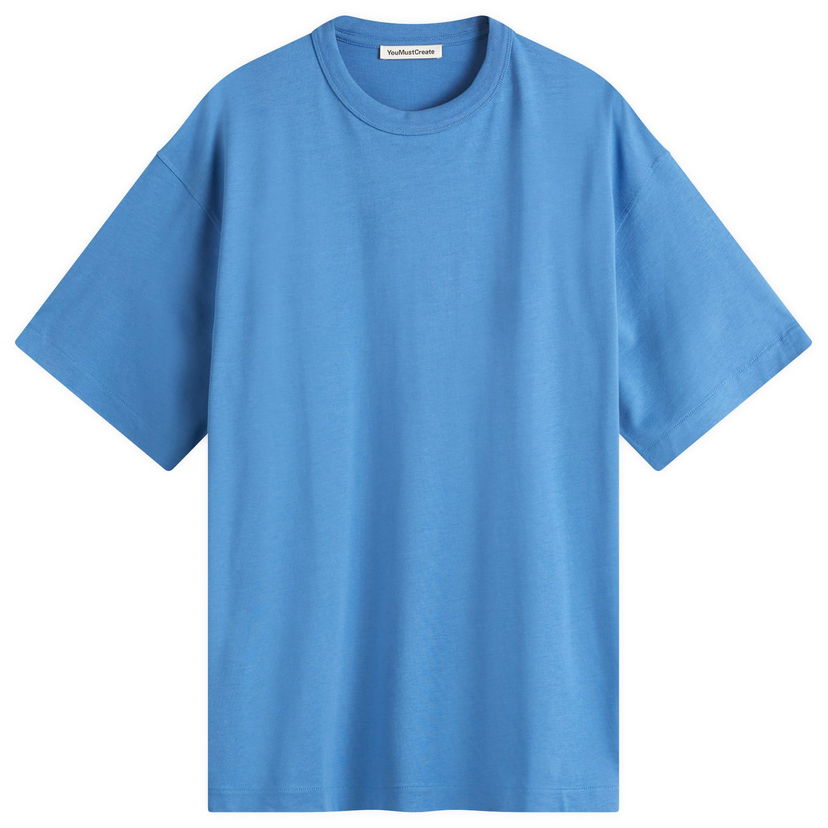 T-paita YMC YMC Triple T-Shirt, Size Large Sininen | P6YAA-40