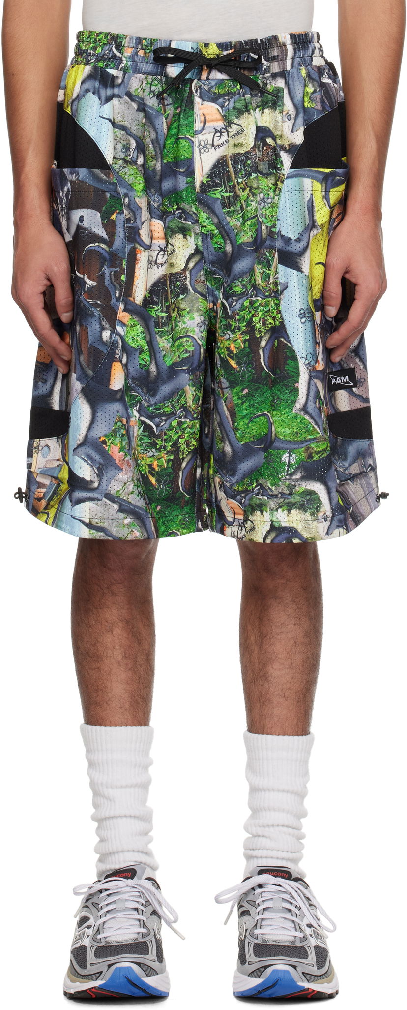 Shortsit Perks And Mini P.A.M. Real Tree Mesh Shorts Monivärinen | 80048