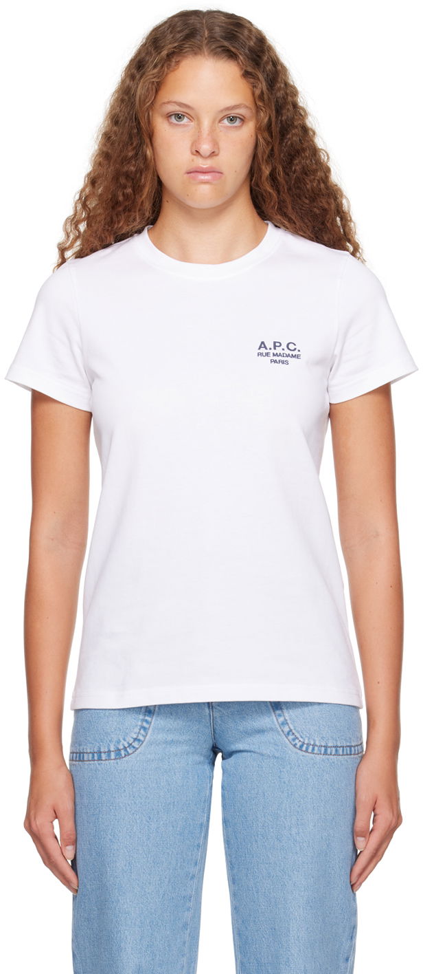 T-paita A.P.C. Denise Valkoinen | COEZC-F26842, 0