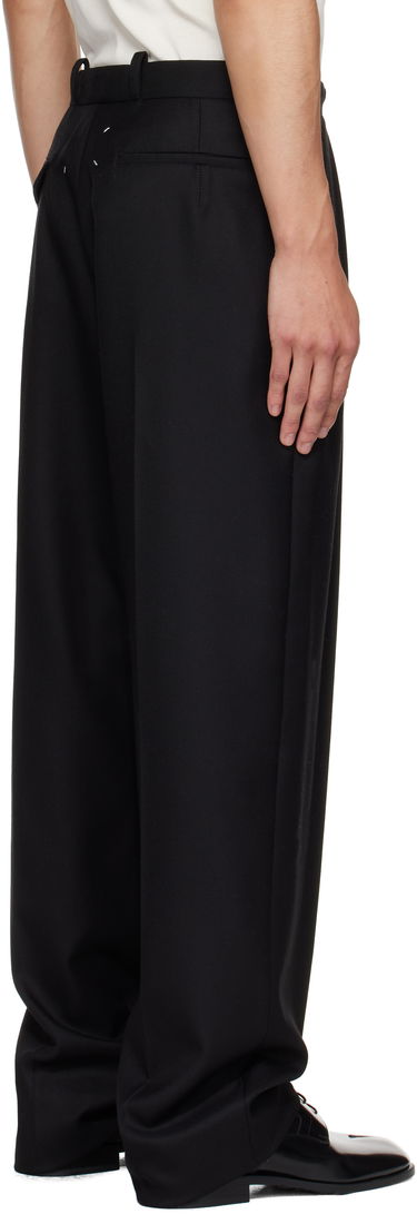 Housut Maison Margiela Maison Margiela Virgin Wool Trousers Musta | S50KA0687 M35504, 2