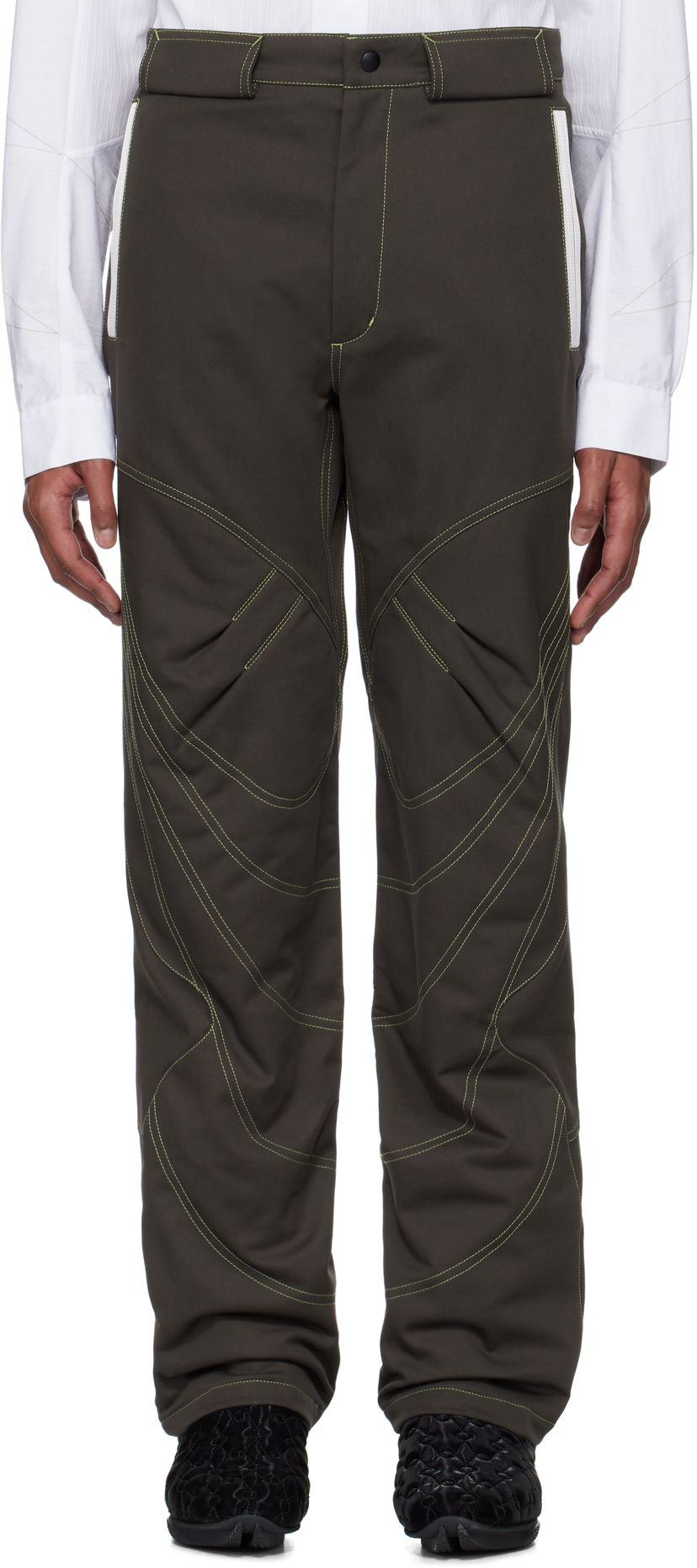 Housut KIKO KOSTADINOV Kiko Kostadinov Solix Zip Trousers Vihreä | KKSS25T03-11
