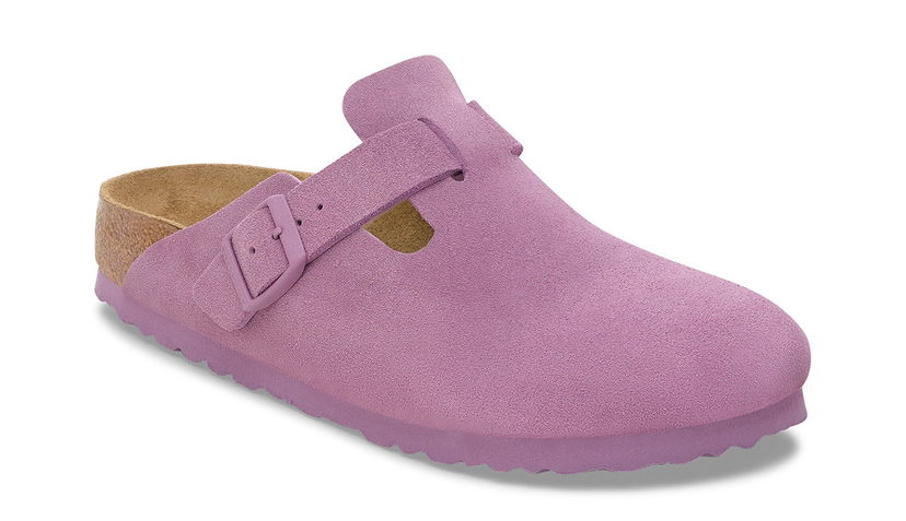 Tennarit ja kengät Birkenstock Boston Suede Leather Regular Fit Violetti | B1030626
