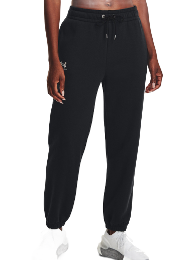Verryttelyhousut Under Armour Sweatpants Essential Fleece Musta | 1373034-001