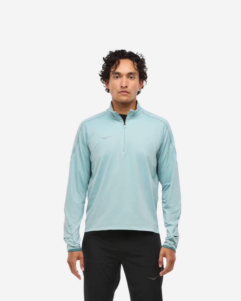 Huppari Hoka One One GlideTech Quarter Zip Running Jacket Sininen | 1164156-DZY