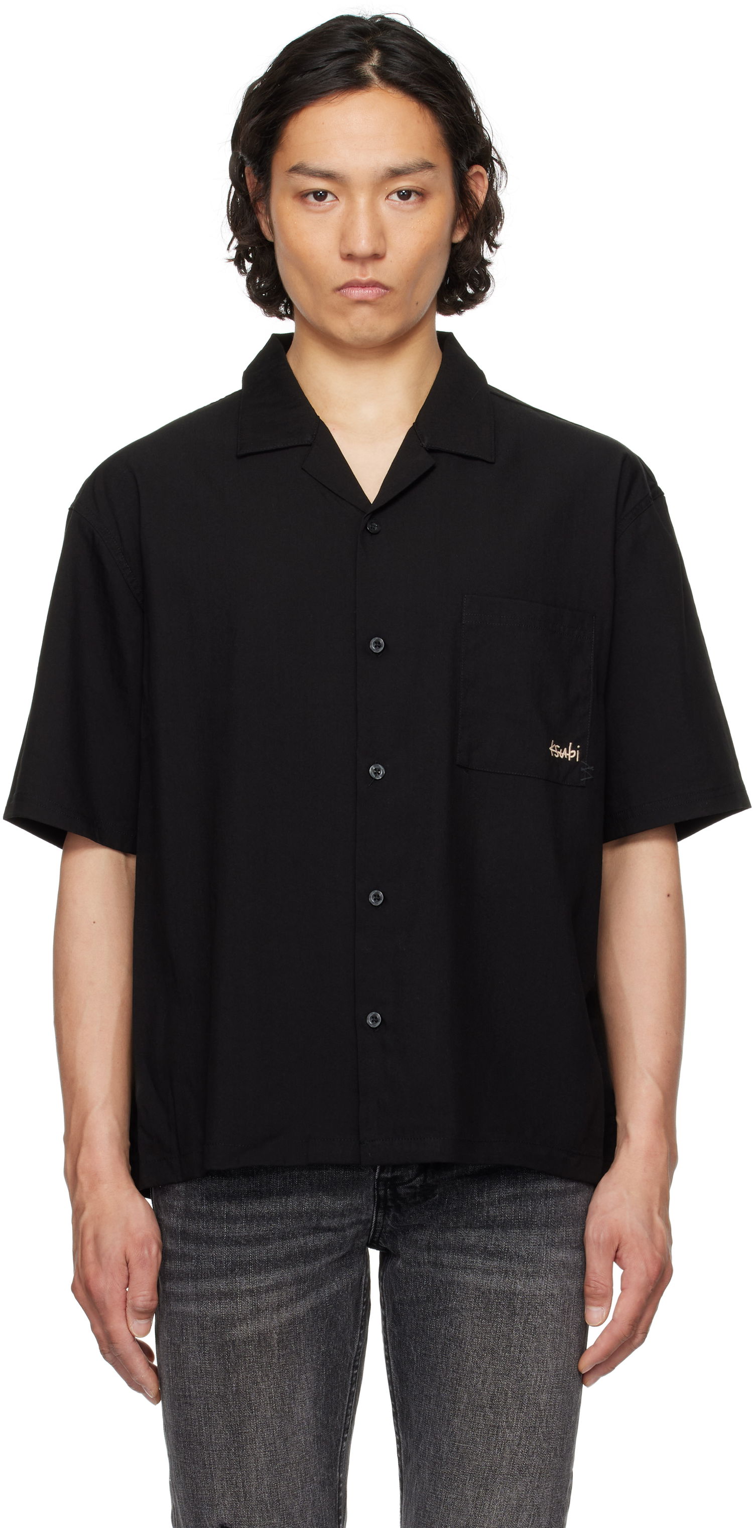 Paita Ksubi Ksubi 1999 Diner Short Sleeve Shirt Musta | MSP25SH015, 0
