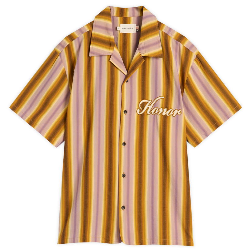 Paita Honor The Gift Honor the Gift Auto Shop Camp Shirt Monivärinen | HTG250130-BRN