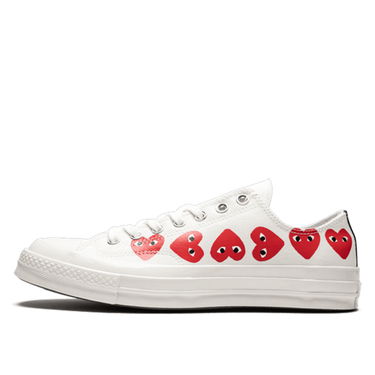 Tennarit ja kengät Converse Comme des Garçons Play x Chuck 70 Low Top "Multi Heart" Beige | 162975C, 2