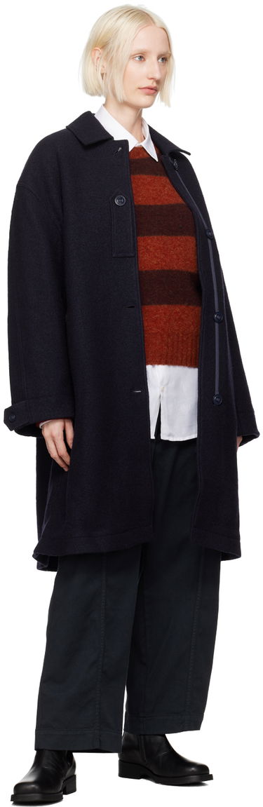 Villapaita YMC YMC Jets Striped Wool Blend Sweater Punainen | Q8XAB, 3