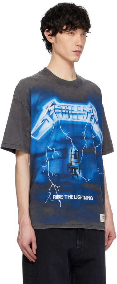 T-paita Represent Clo Represent x Metallica 'Ride The Lightning' Graphic Tee Harmaa | MLM4356, 1