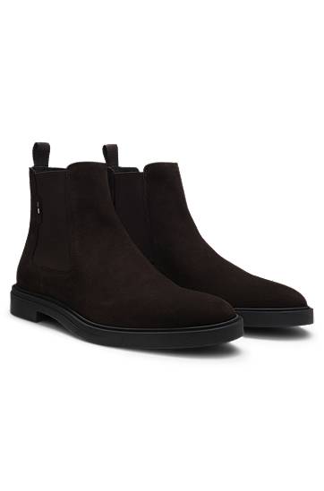 Vaatteet BOSS Suede Chelsea Boots Musta | 50552528